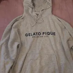 GELATO PIQUE グレー フード付きパーカー