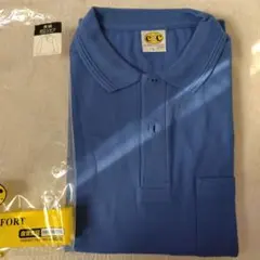 桑和　eXC EXTRA COMFORT 青 ポロシャツ　Ｌサイズ