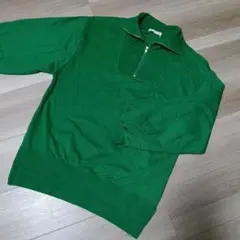 chocol raffine robe☆緑色 ジップ付き トレーナー