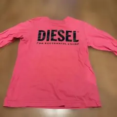 DIESEL ピンク ロゴ Tシャツのサムネイル
