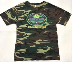 SURVIVOR Tシャツ カモフラージュ柄 L
