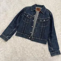 良品⭐️45r 45rpm デニムジャケット ダブルブレスト クロップド丈 2