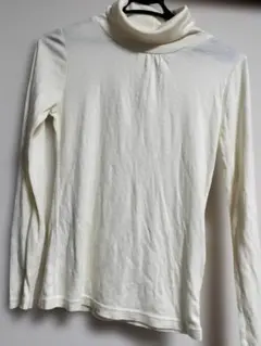 新品未使用　CLEF DE SOL アイボリー タートルネック M