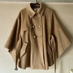 2026年最新】Adam et Rope' カラー：ベージュ系 ポンチョ・ケープ