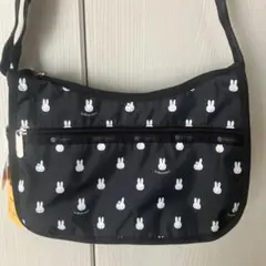 レスポートサック　ミッフィーアンドダーンブラック　クラシックホーボー&ポーチ