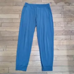 ユニクロ　ウルトラストレッチアクティブジョガーパンツ　エアリズム　L ブルー