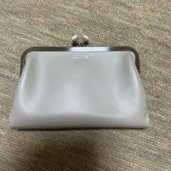 アニエス・ベー　がま口財布　ベージュ