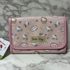 ハローキティ / 母子手帳 マルチ ケース ヒョウ柄】平成 レトロ レア