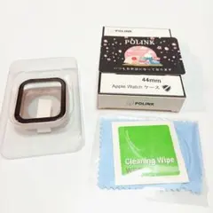 アップルウォッチ カバー 44mm 防水 一体型 全面保護 スターライト