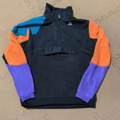 古着】adidas originals ハーフジップフリースジャケット Oサイズ
