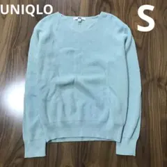 UNIQLO ユニクロ ニット セーター 薄手 パステルグリーン S