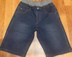 トップバリュ キッズ ハーフパンツ 130 ゆったり デニム