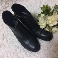 BEAUTY&YOUTH ブラック レザー ブーティ 36.5 ブーツ