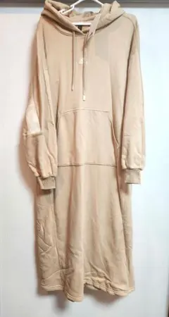 新品未使用　adidas スウェットロングワンピース KT×52 ベージュ