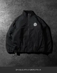 kutir 2wayリバーシブルナイロンボアブルゾン 冬アウター