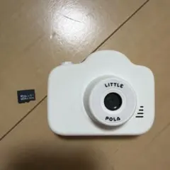 LITTLE POLA トイカメラ ホワイト SDカード付きのサムネイル