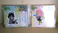 ちびキャラ　アクリルスタンド　伊黒　甘露寺蜜璃 鬼滅の刃 ナンジャタウン