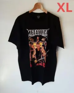 メタリカ METALLICA メンバー バンドTシャツ(XL)オ20