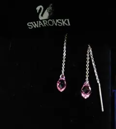 【スワロフスキー】アメリカンピアス サージカルステンレス ハンドメイド L.Rのサムネイル