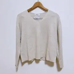 【美品】オペークドットクリップ（36/S）長袖 セーター Vネック