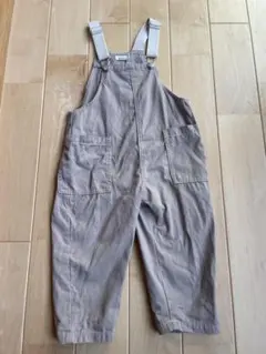 ペアマノン　オーバーオール ベージュ　100cm