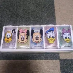 ディズニーカンパニー ディズニーキャラクター フェイスグラス5個セット