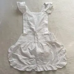 ※値下げ不可　キッズ　エプロン　女の子　白　フリル　メイド