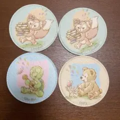 ダッフィ＆フレンズ　コースター　4セット