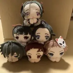鬼滅の刃　ぬいぐるみマスコット6体セット　はぐキャラコレクション