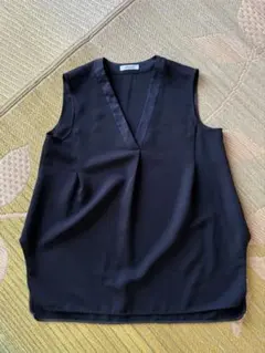 Loungedress ノースリーブ ブラウス ブラック