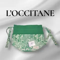 L'OCCITANE 花柄巾着バッグ　タグ付き