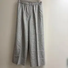 ギャルリーヴィー今期購入ドライカツラギ 5ポケッ パンツ ネイビー