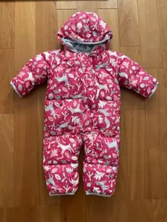Columbia 子ども用スノースーツ ピンク 動物柄