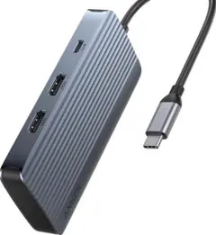 Anker USB-C ハブ (7-in-1, Dual Display)