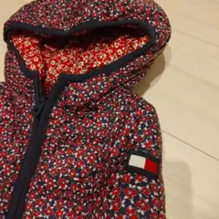 【美品】TOMMY HILFIGER ダウン　アウター　小花柄