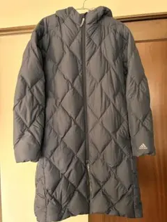 adidas キルティング ロングダウンコート
