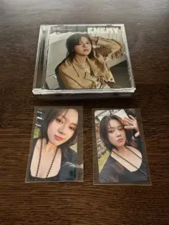 TWICE ジョンヨン enemy ソロ盤 未再生CD トレカ 2枚 セット