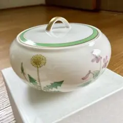 【2個セット】香蘭社*（愁海棠）キャンディーポット*深蓋物*鉢 2個セット】香蘭社*（愁海棠）キャンディーポット*深蓋物*鉢