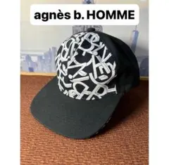 り*ー様 agnès b. HOMME アニエスベー ロゴキャップ 黒 レア