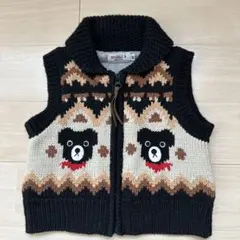 DOUBLE-B ベビーベスト 80