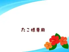 たこ様専用