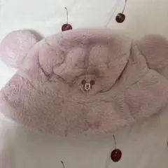 ミッキーマウス耳付きバケットハット ピンク 58cm