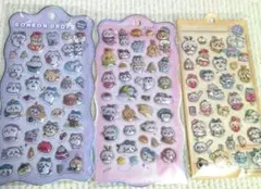 ちいかわBONBON DROP シール 3シートセット