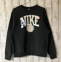 【激レア】ナイキ NIKE SHOE DOG ビッグプリント スウェット 黒 S