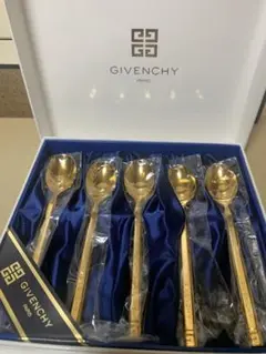 GIVENCHY / ジバンシィ　ゴールド　コーヒースプーン　5本