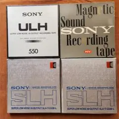 SONY 　 ULH 550 オープンリールテープ 6本セット 未使用未開封 Yahoo!オークション -「slh550」の落札相場・落札価格