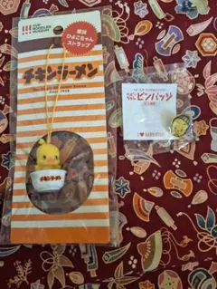 カップヌードルミュージアム ひよこちゃんストラップ ピンバッジのサムネイル
