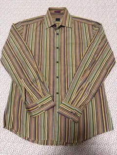Paul Smith 長袖シャツ ストライプ柄 イタリア製生地 M - メルカリ