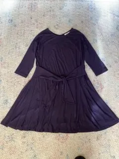 niko and ... ダークパープル チュニック 7分袖