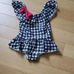 値下げ【試着のみ】プティマイン　水着　90